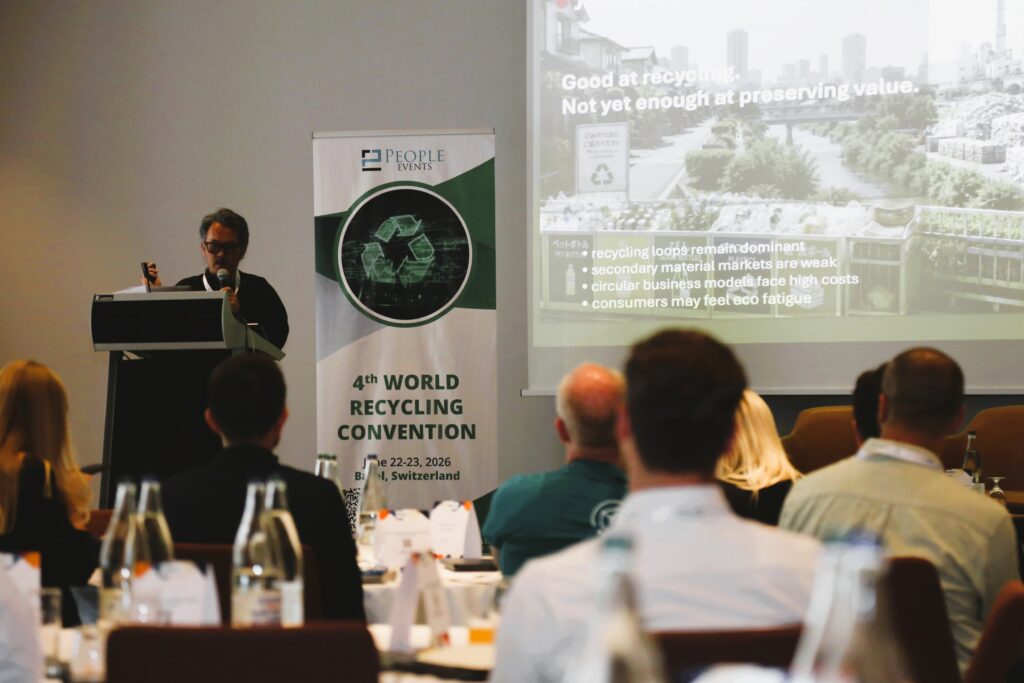 ARCLE共同創業者CSO 山本英治がスイス・バーゼルで開催された4th World Recycling Conventionに登壇